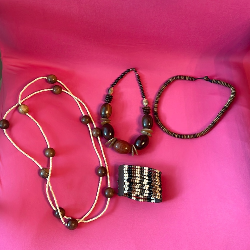 Wood jewelry bundle